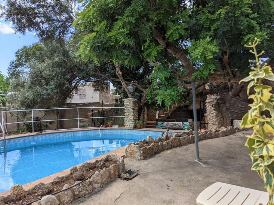 Casa Rural Frente Al Mar La Toscana 莱斯卡瑟斯-达尔卡纳 外观 照片